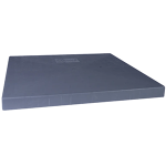 E-Lite Gray Plastic Pad, 50 x 60 x 3"