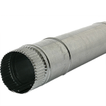 4" x 5' Snap Lock Pipe, 30Ga